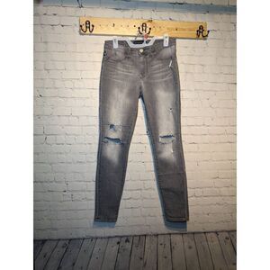 Rock & Republic distressed high rise skinny jeans 10*